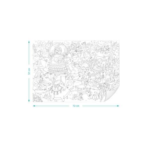 Kolorowanka w rolce Księżniczki 300946